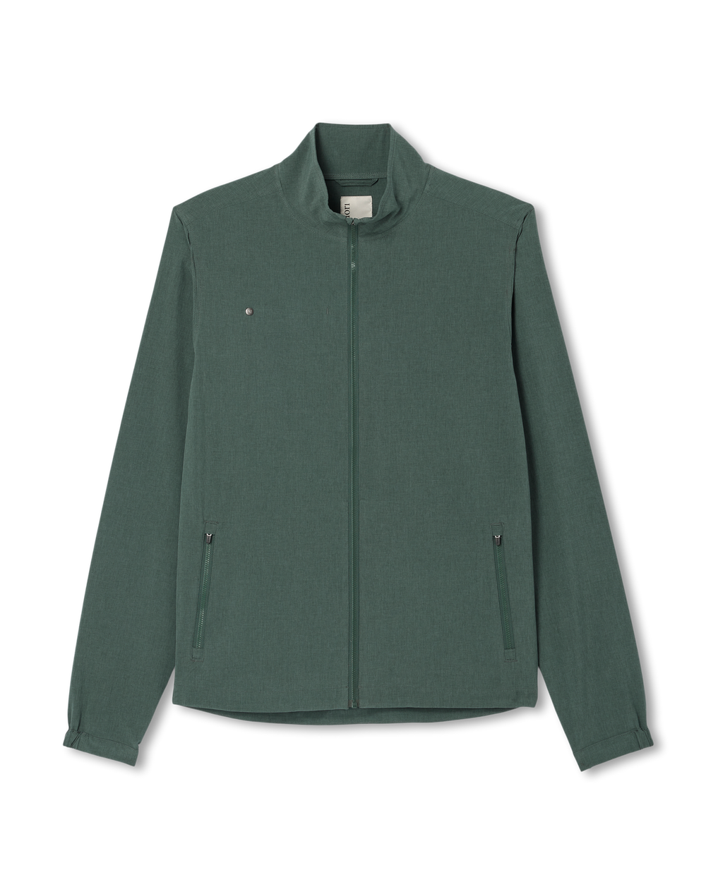 Venture Track Jacket Men's Agate Green Workout Jacket | Vuori US
