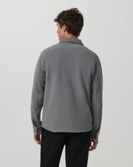 Beach Fleece Shirt Jacket Men's Pinecone Heather Jacket | Vuori Clothing