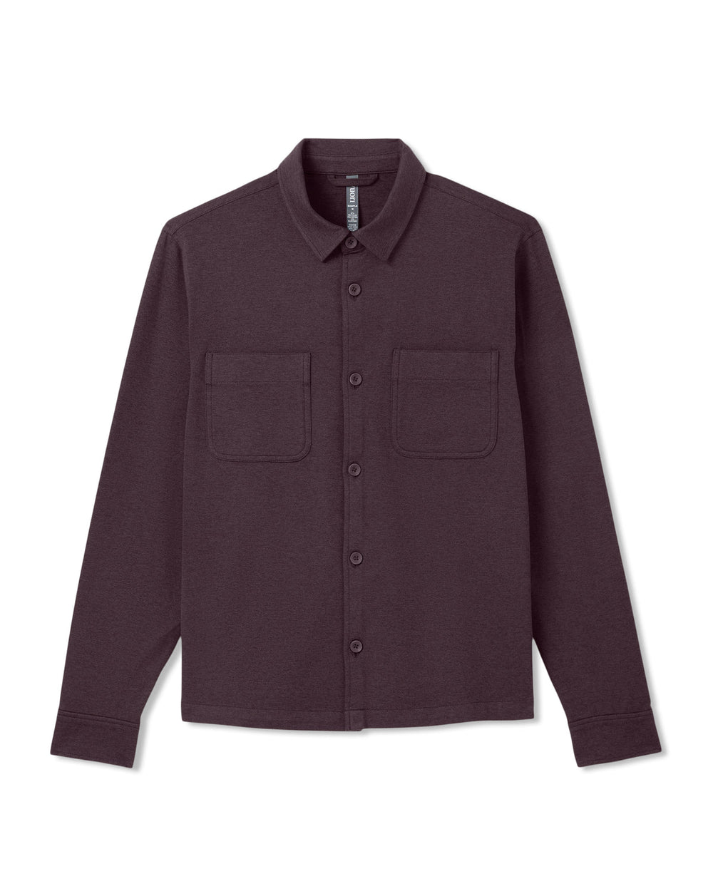 Coronado Shirt Jacket Men's Raisin Heather Jacket | Vuori