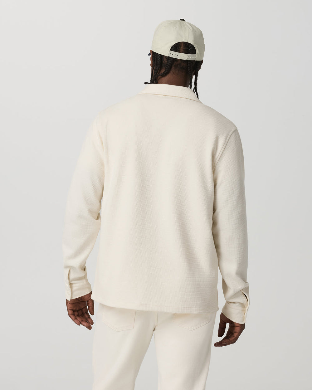 Waffle Shirt Jacket Versatile Men's Natural Shirt Jacket | Vuori Discount