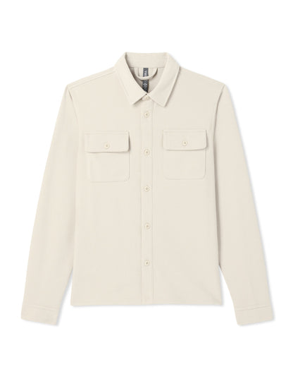 Waffle Shirt Jacket Versatile Men's Natural Shirt Jacket | Vuori Discount