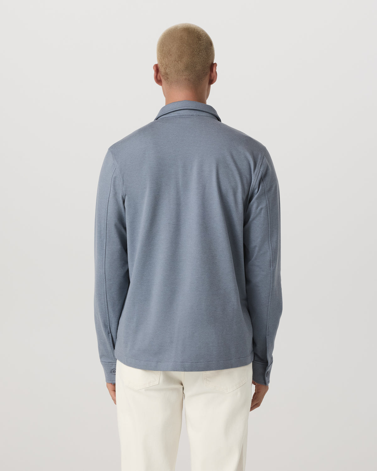 Coronado Shirt Jacket Men's Slate Blue Heather Jacket | Vuori Sale