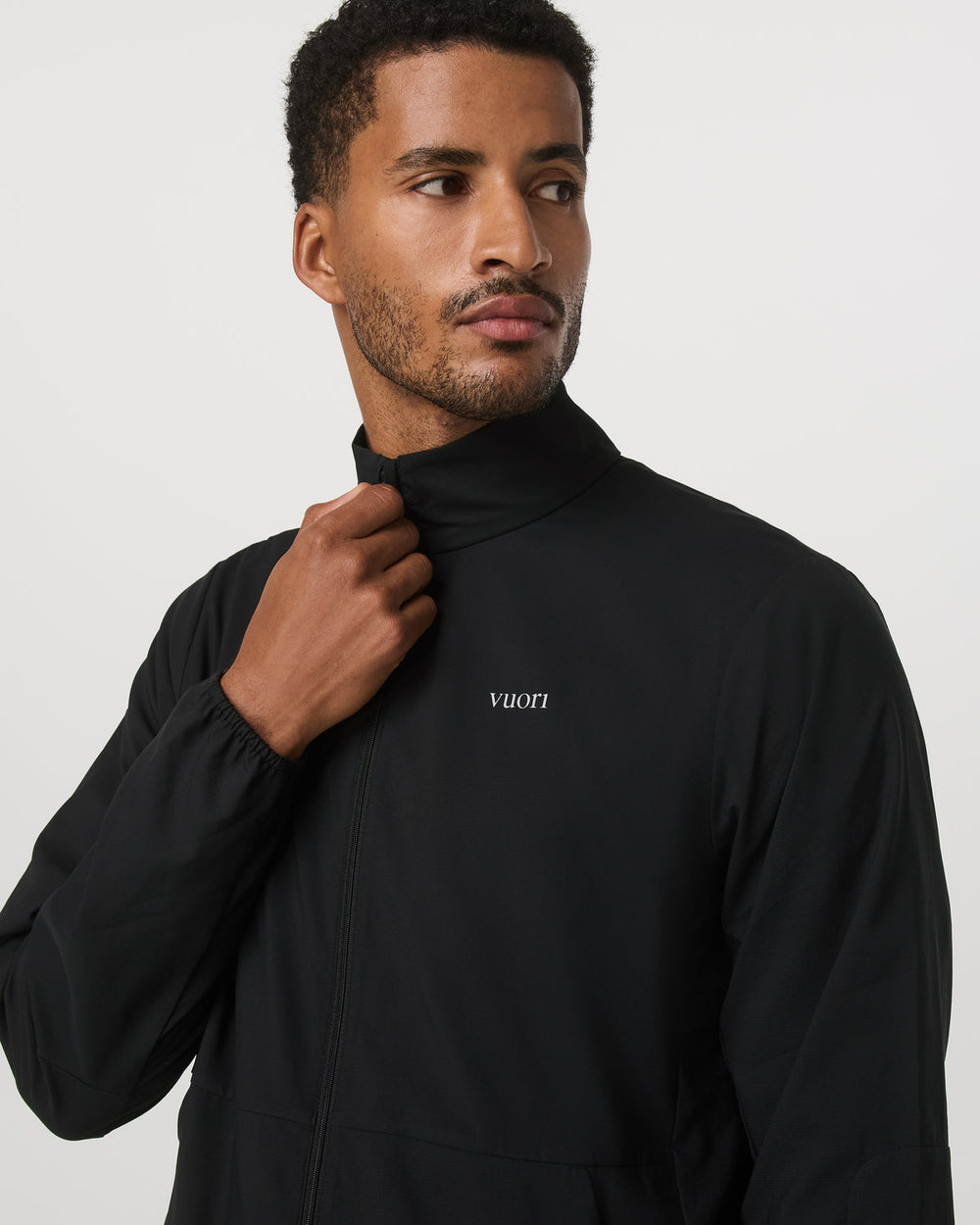 Terrain Jacket Men's Black Lightweight Running Shell | Vuori On sale