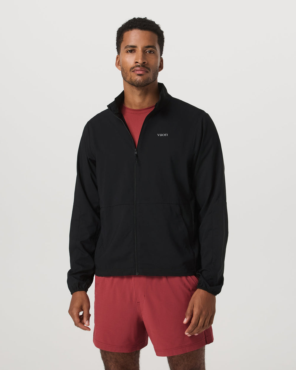 Terrain Jacket Men's Black Lightweight Running Shell | Vuori On sale