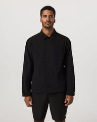 V1 Coach Jacket Men's Black Vintage Style Jacket | Vuori Online