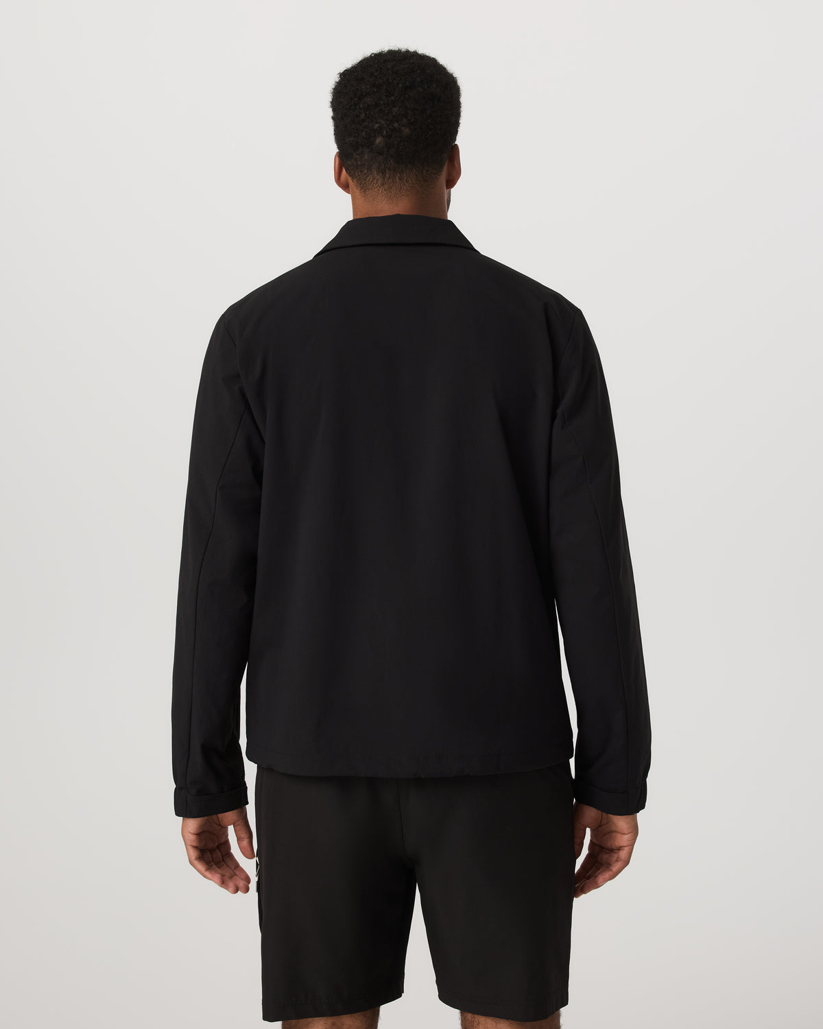 V1 Coach Jacket Men's Black Vintage Style Jacket | Vuori Online