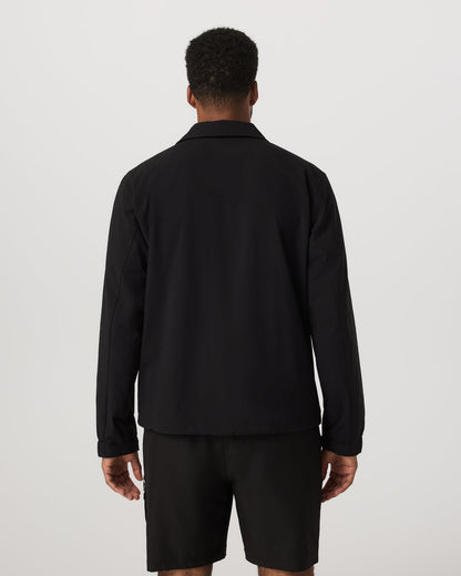 V1 Coach Jacket Men's Black Vintage Style Jacket | Vuori Online