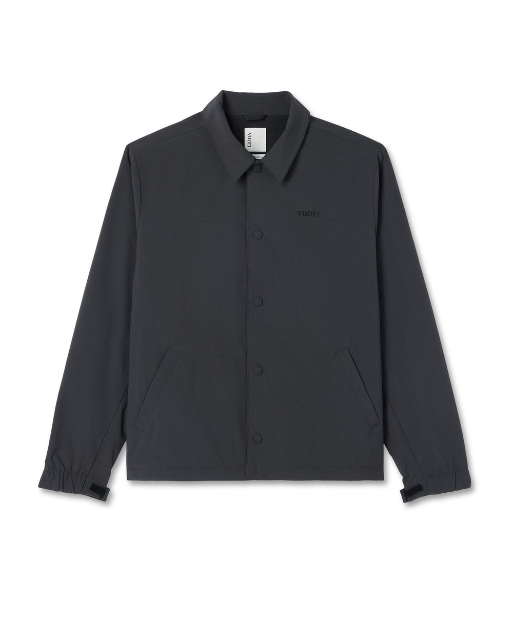 V1 Coach Jacket Men's Black Vintage Style Jacket | Vuori Online