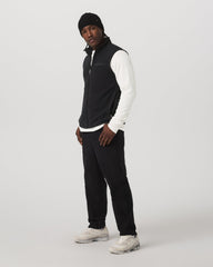 Aspen Vest Men's Black Zip-Up Fleece Vest | Vuori Discount