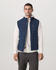 Steadfast Insulated Vest Men's Blue Coast Vest | Vuori Sale