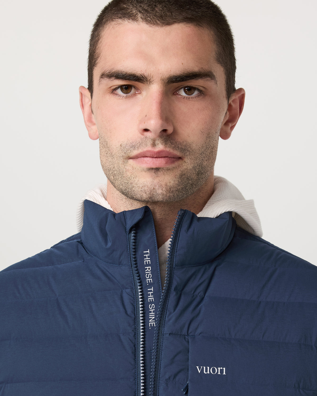 Steadfast Insulated Vest Men's Blue Coast Vest | Vuori Sale