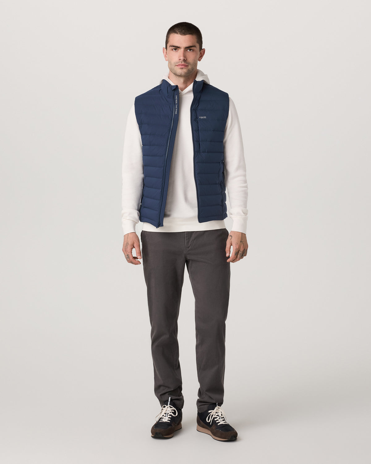 Steadfast Insulated Vest Men's Blue Coast Vest | Vuori Sale