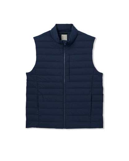 Steadfast Insulated Vest Men's Blue Coast Vest | Vuori Sale