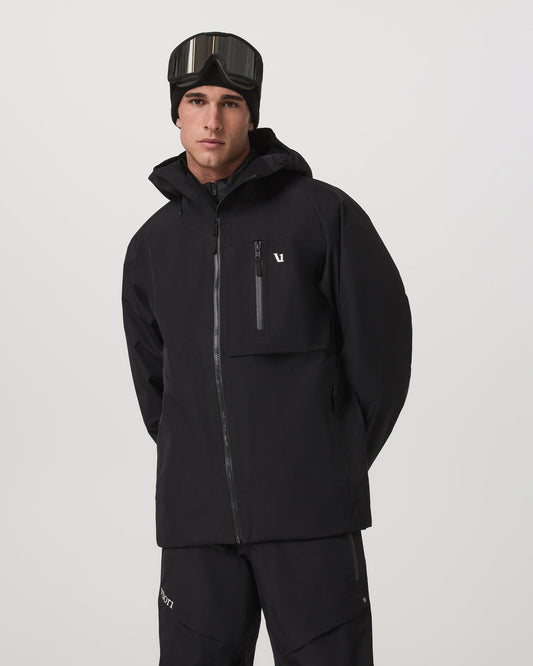 Taika Snow Shell Men's Black Ski/Board Jacket for Winter | Vuori On sale