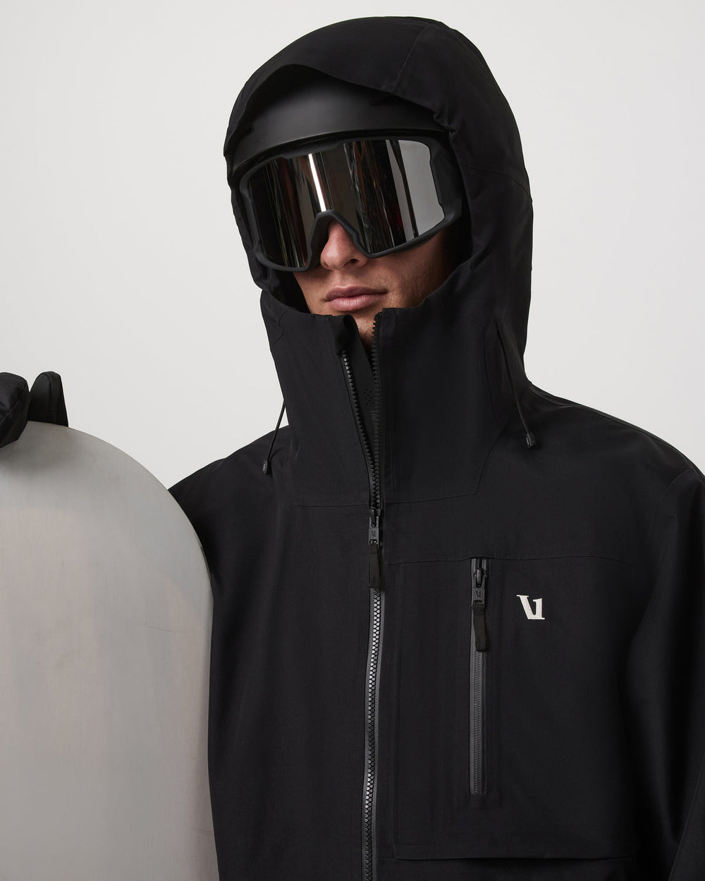 Taika Snow Shell Men's Black Ski/Board Jacket for Winter | Vuori On sale