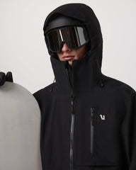 Taika Snow Shell Men's Black Ski/Board Jacket for Winter | Vuori On sale