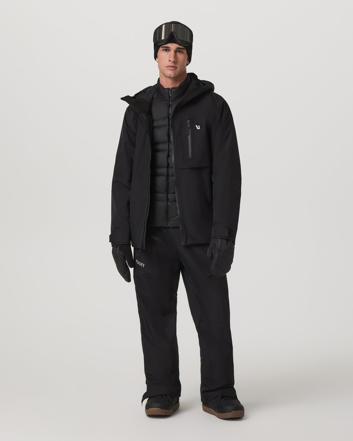 Taika Snow Shell Men's Black Ski/Board Jacket for Winter | Vuori On sale