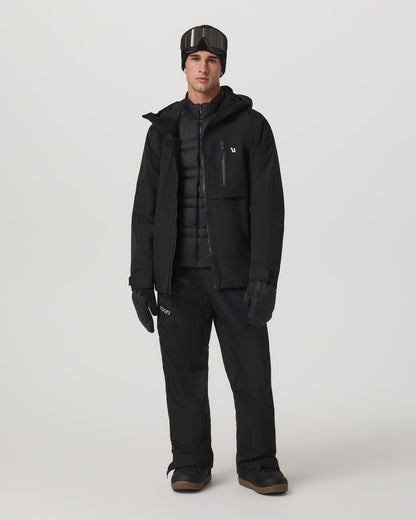Taika Snow Shell Men's Black Ski/Board Jacket for Winter | Vuori On sale