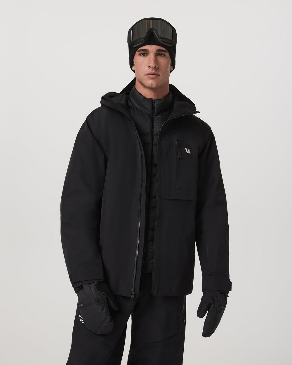 Taika Snow Shell Men's Black Ski/Board Jacket for Winter | Vuori On sale