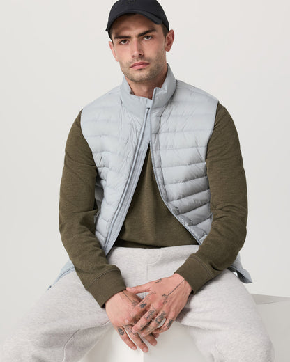 Steadfast Insulated Vest Men's Sea Fog Vest | Vuori For sale
