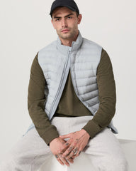 Steadfast Insulated Vest Men's Sea Fog Vest | Vuori For sale