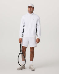 Fleet Jacket Men's White Color Block Jacket | Vuori Outlet