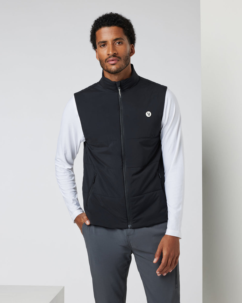 Echo Insulated Vest 2.0 Men's Black Vest | Vuori US
