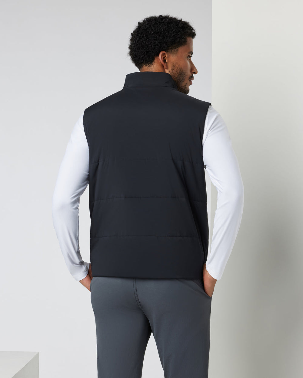Echo Insulated Vest 2.0 Men's Black Vest | Vuori US