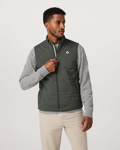 Echo Insulated Vest 2.0 Men's River Rock Vest | Vuori Clothing