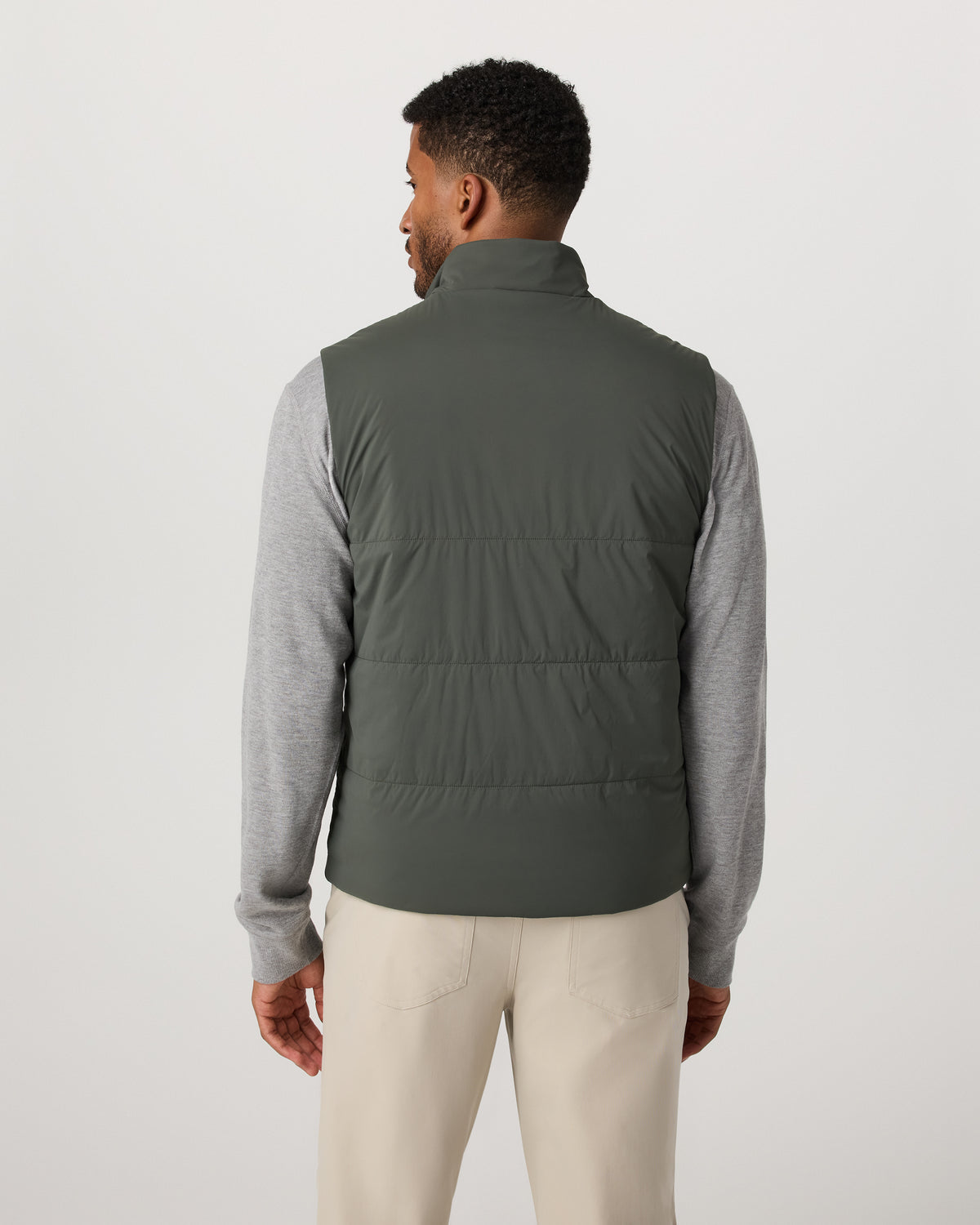 Echo Insulated Vest 2.0 Men's River Rock Vest | Vuori Clothing