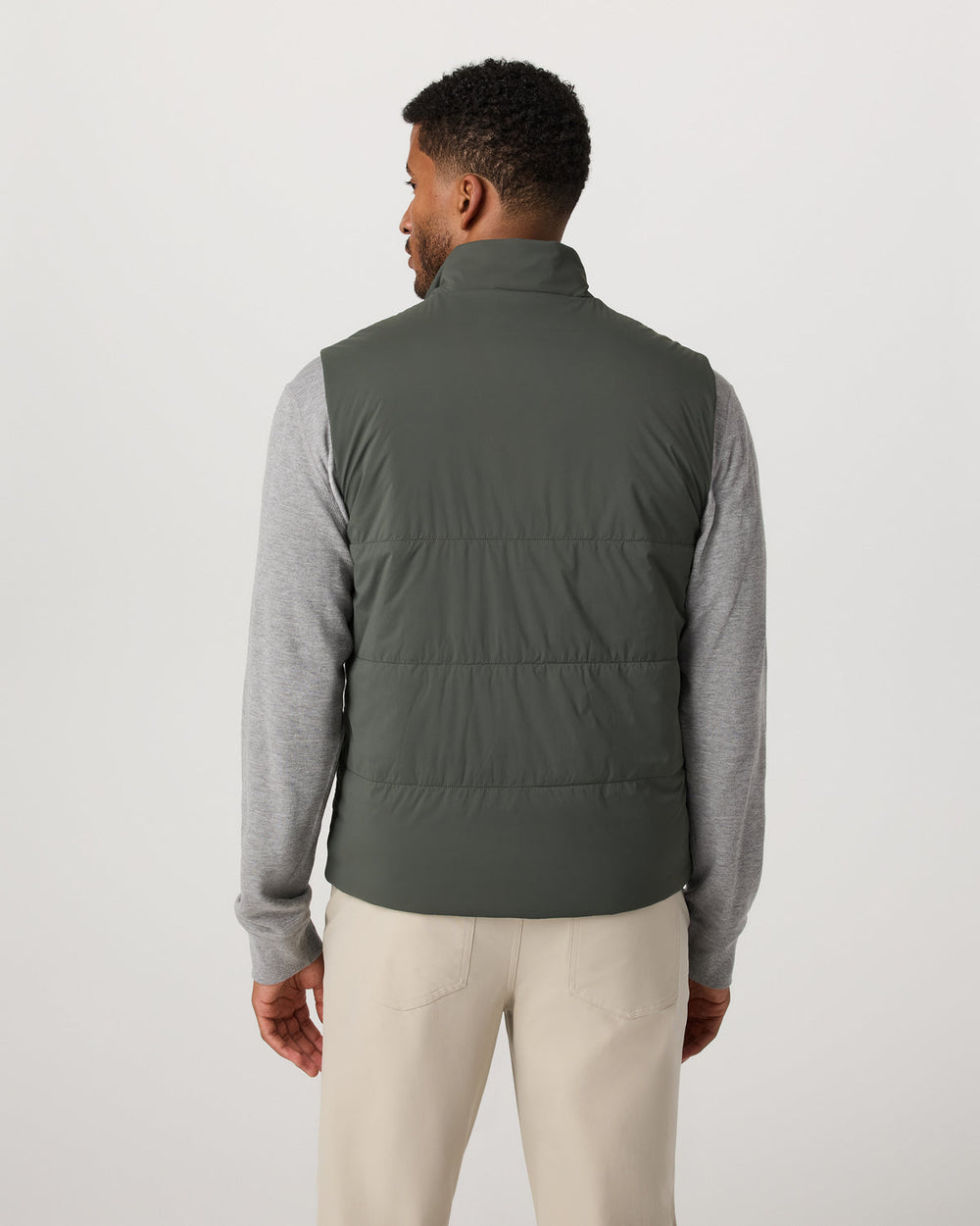 Echo Insulated Vest 2.0 Men's River Rock Vest | Vuori Clothing