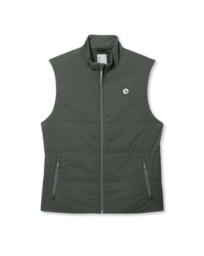 Echo Insulated Vest 2.0 Men's River Rock Vest | Vuori Clothing