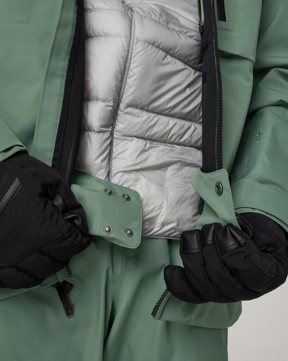 Taika Snow Shell Men's Sea Pine Ski/Board Jacket | Vuori