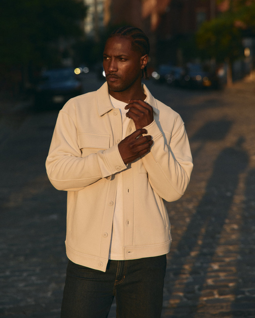 Seaside Shirt Jacket Men's Salt Lifestyle Jacket | Vuori On sale