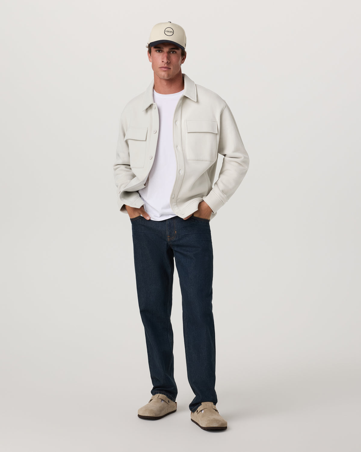 Seaside Shirt Jacket Men's Salt Lifestyle Jacket | Vuori On sale