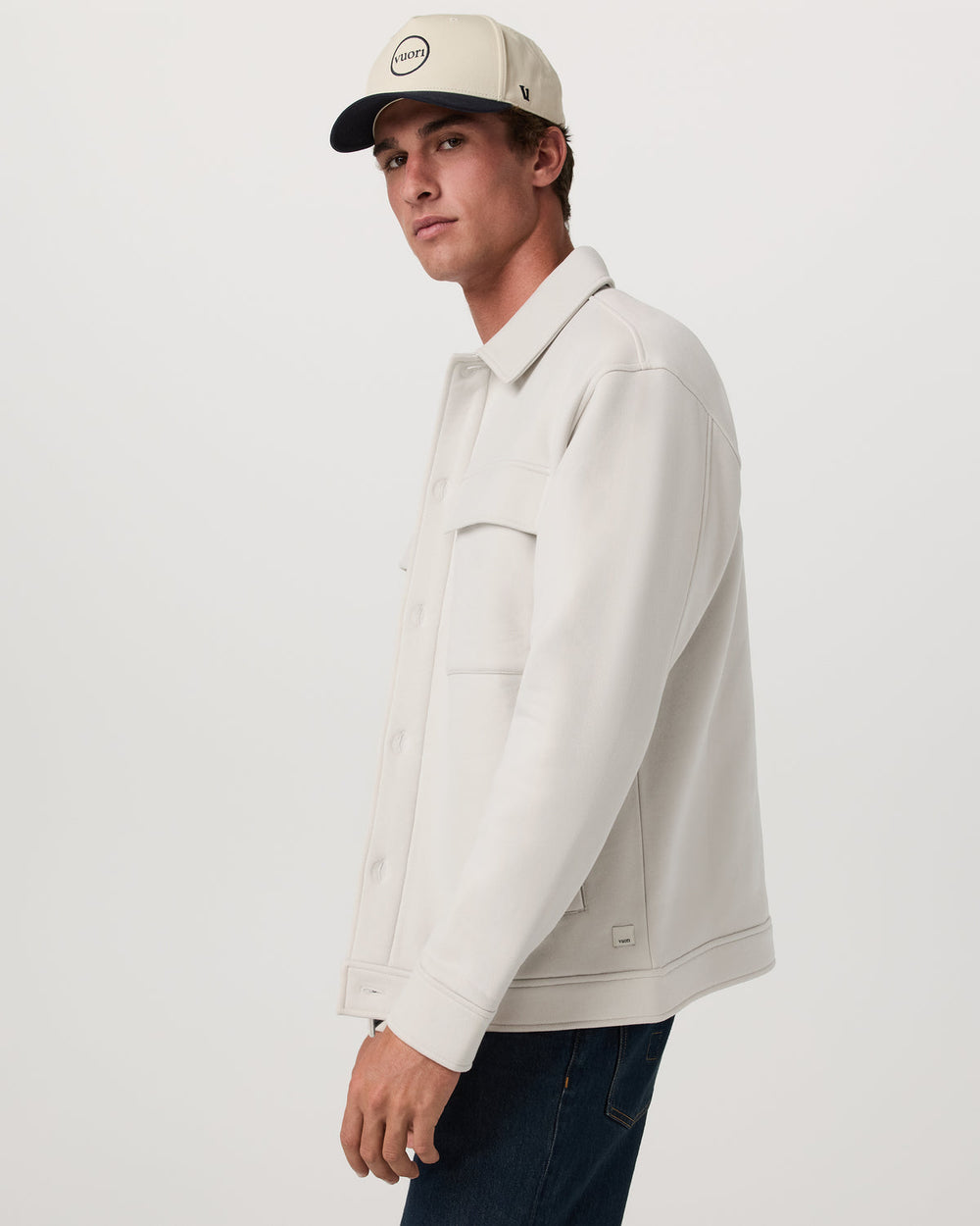 Seaside Shirt Jacket Men's Salt Lifestyle Jacket | Vuori On sale