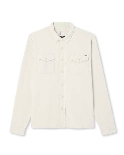 Aspen Shirt Jacket Men's Mushroom Fleece Shirt Jacket | Vuori For sale