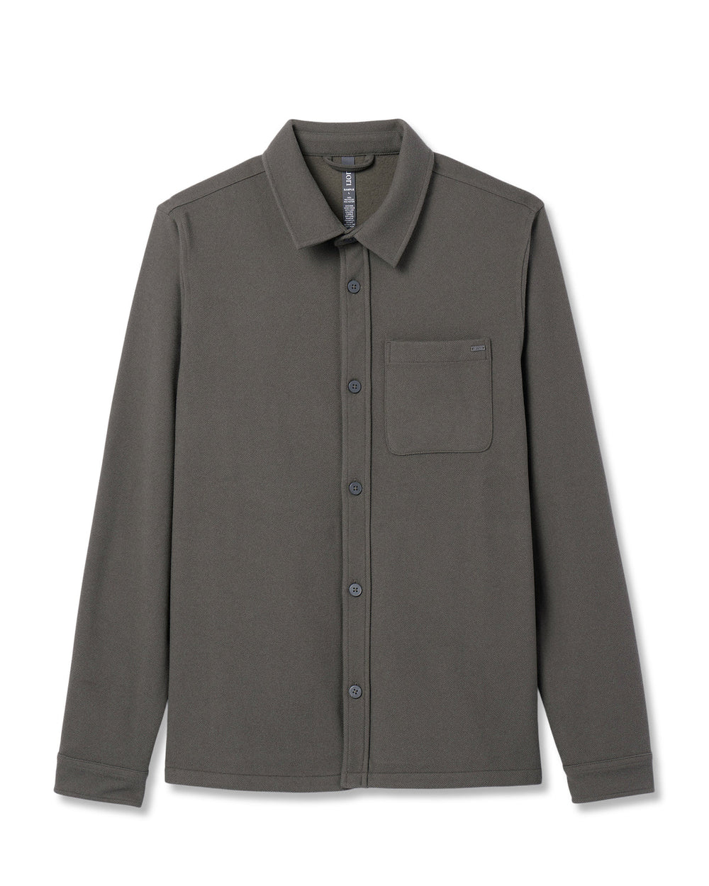 Beldon Shirt Jacket Knit Twill Oregano | Vuori US