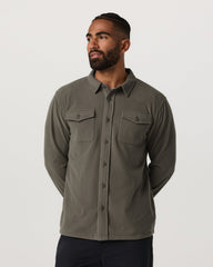 Aspen Shirt Jacket Men's Root Fleece Shirt Jacket | Vuori Clothing