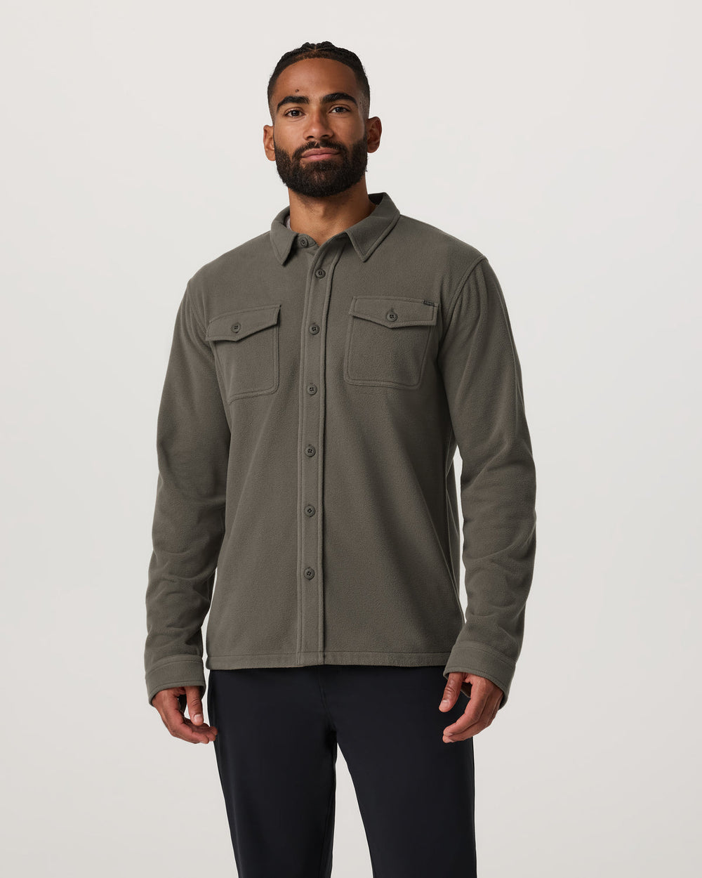 Aspen Shirt Jacket Men's Root Fleece Shirt Jacket | Vuori Clothing