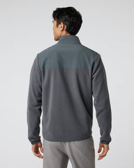 Aspen Full Zip Jacket Dark Pewter Fleece Jacket | Vuori