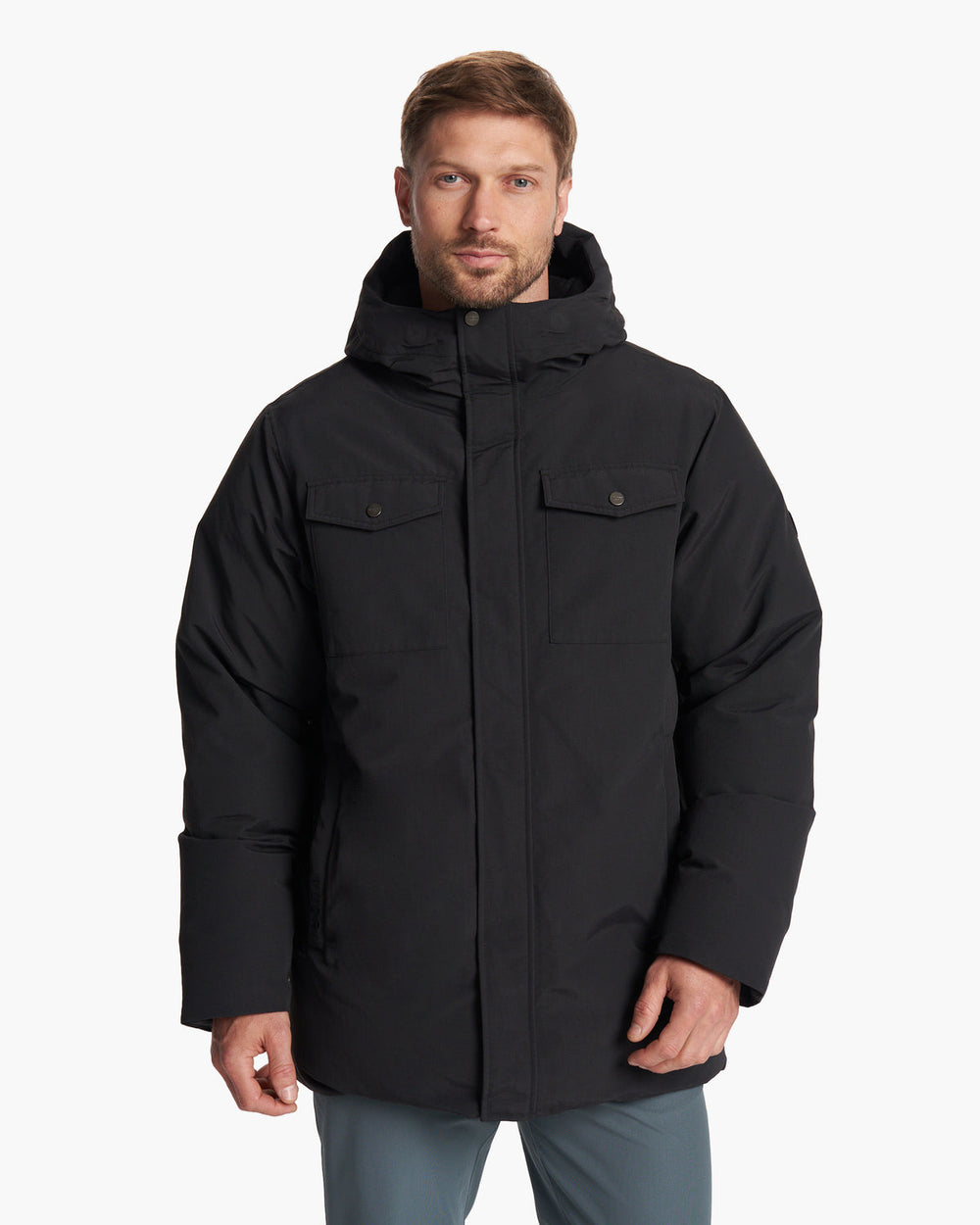 Northmost Insulated Parka Men's Black Down Parka | Vuori On sale