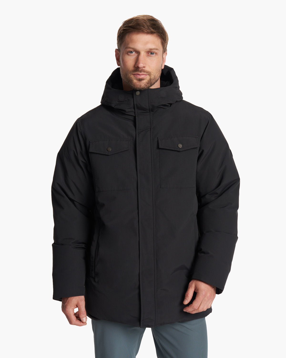 Northmost Insulated Parka Men's Black Down Parka | Vuori On sale
