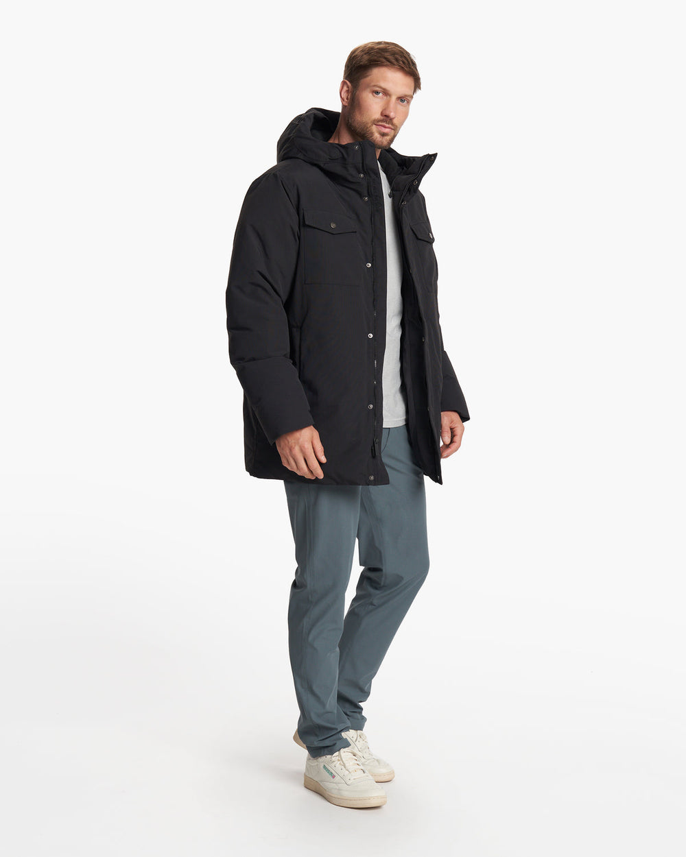 Northmost Insulated Parka Men's Black Down Parka | Vuori On sale