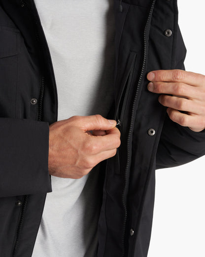 Northmost Insulated Parka Men's Black Down Parka | Vuori On sale