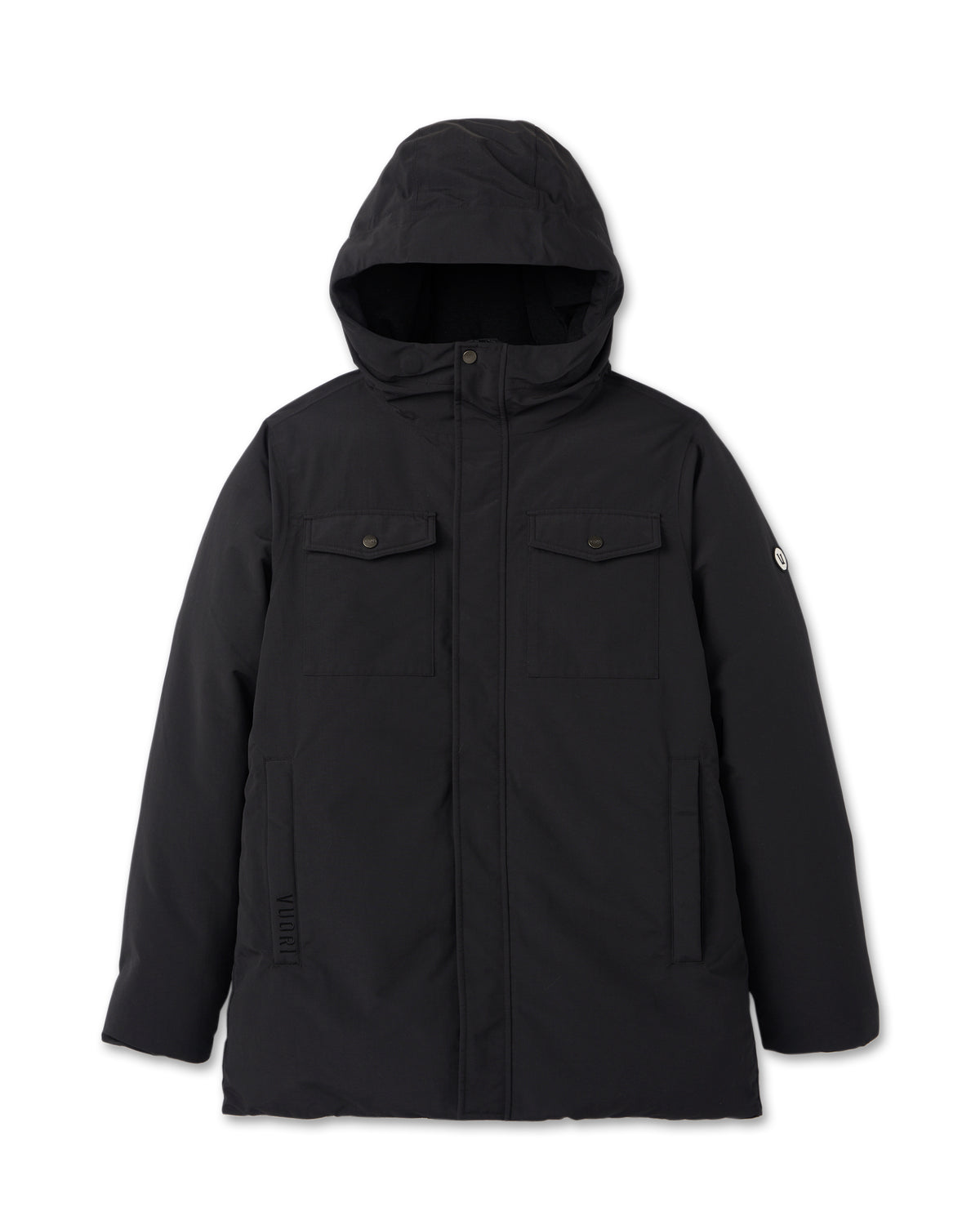 Northmost Insulated Parka Men's Black Down Parka | Vuori On sale