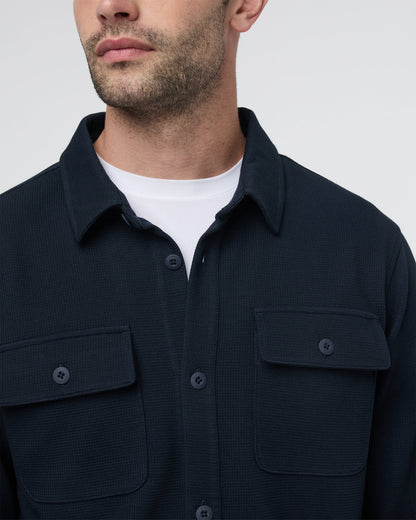 Waffle Shirt Jacket Ink | Vuori For sale