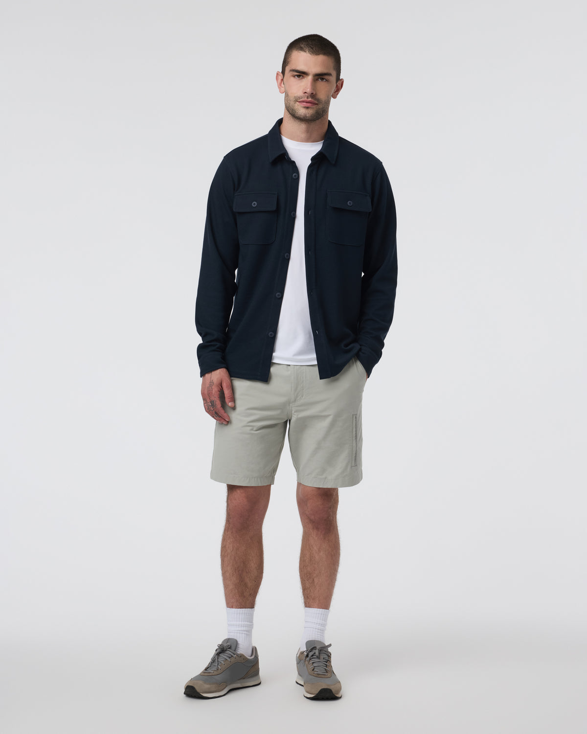 Waffle Shirt Jacket Ink | Vuori For sale