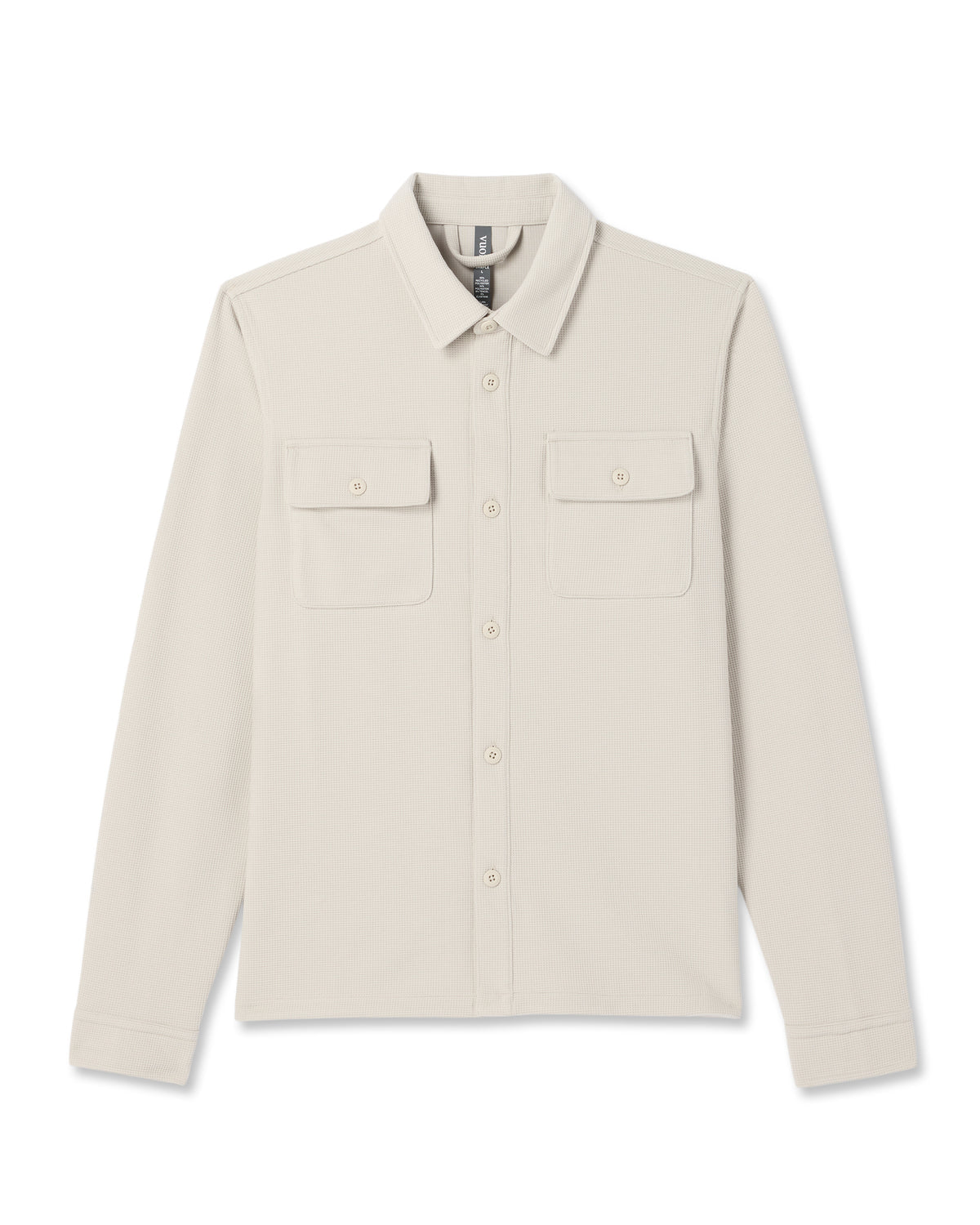 Waffle Shirt Jacket Men's Mushroom Waffle Knit Top | Vuori Discount
