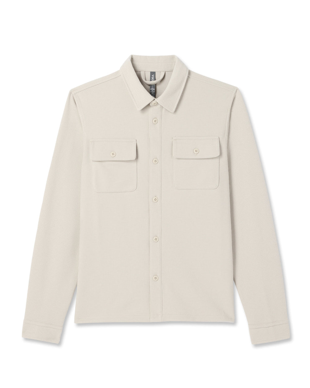 Waffle Shirt Jacket Men's Mushroom Waffle Knit Top | Vuori Discount